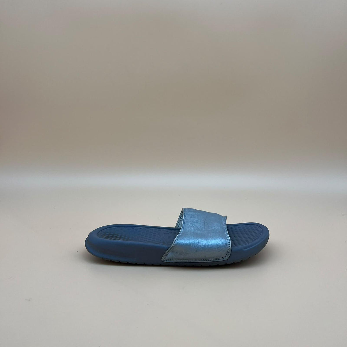 Nike Benassi Metallic Slides - Blue