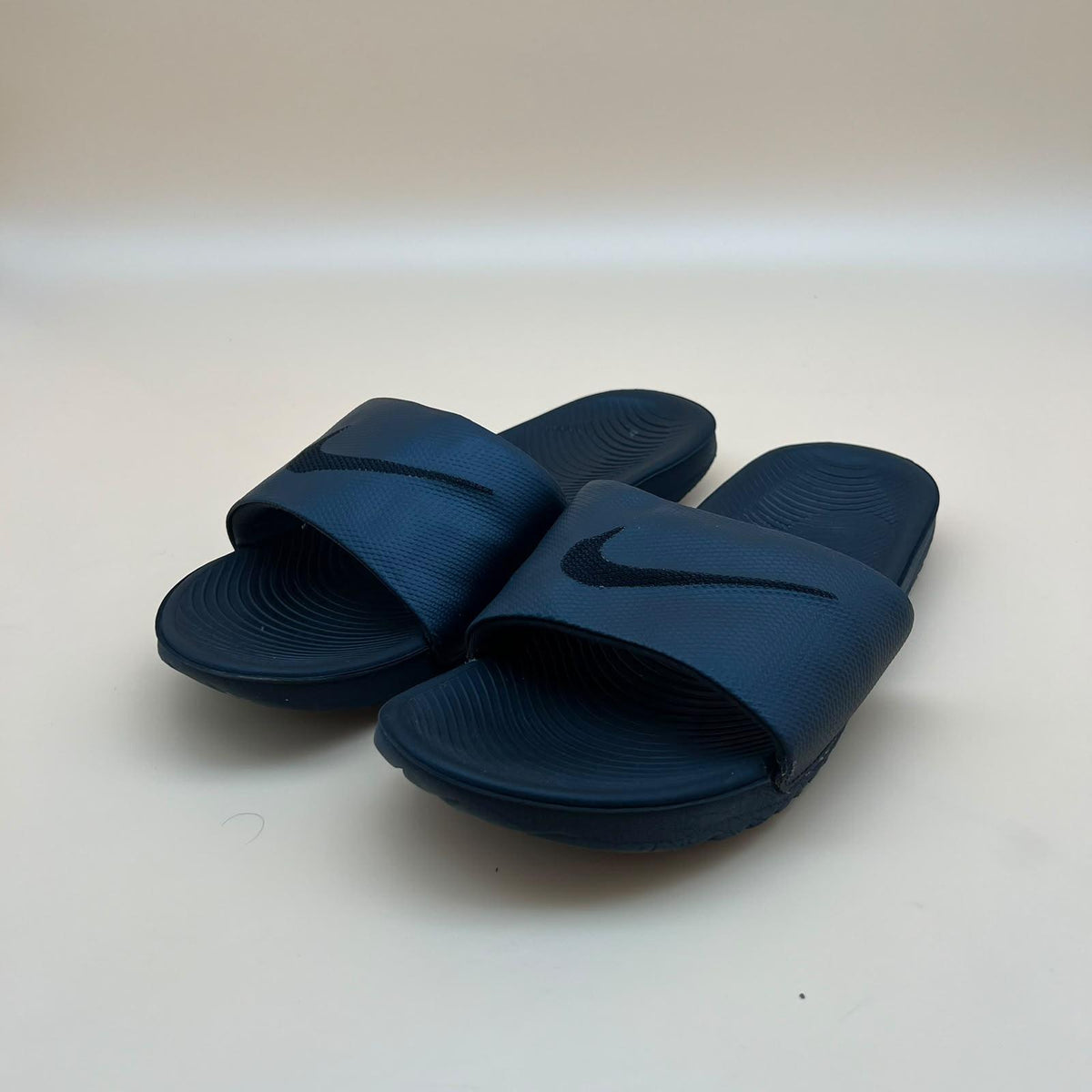 Nike Kawa Slides - Navy