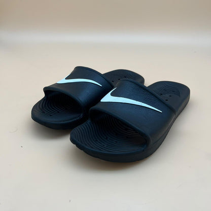 Nike Kawa Slides - Navy/Light Blue