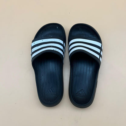 Adidas Duramo Slides - Black/White