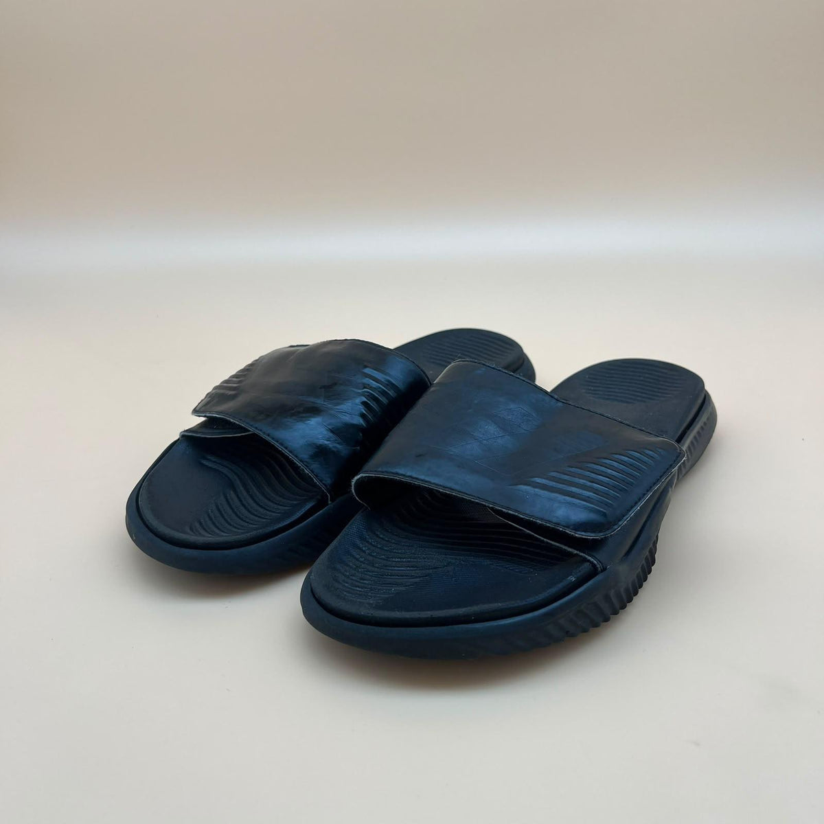 Adidas Bounce Slides - Navy