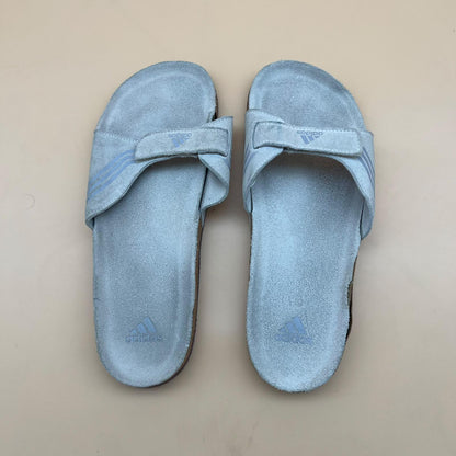 Adidas Cork Slides - Light Blue
