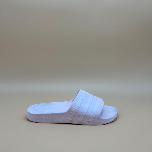 Adidas Adilette Aqua Slides - White
