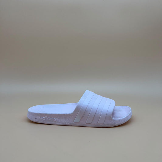 Adidas Adilette Aqua Slides - White