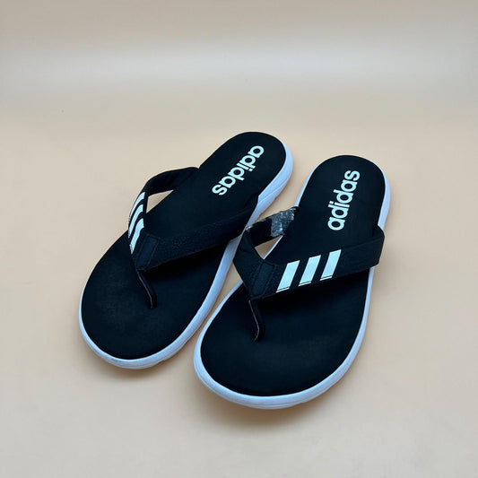 Adidas Comfort Flip-Flops - Black/White