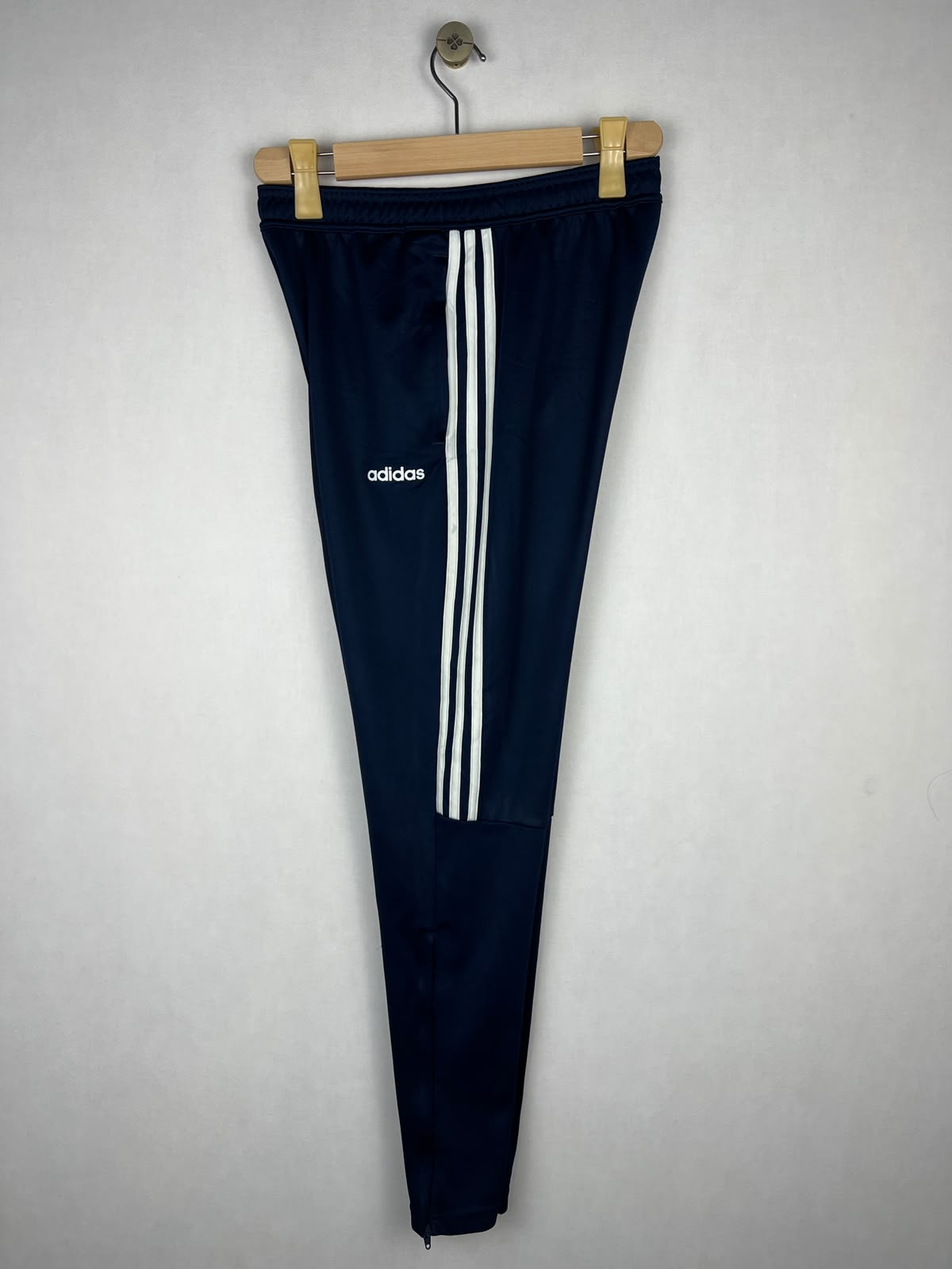Adidas Sereno Men's Navy Blue 3-Stripes Training Track Pants