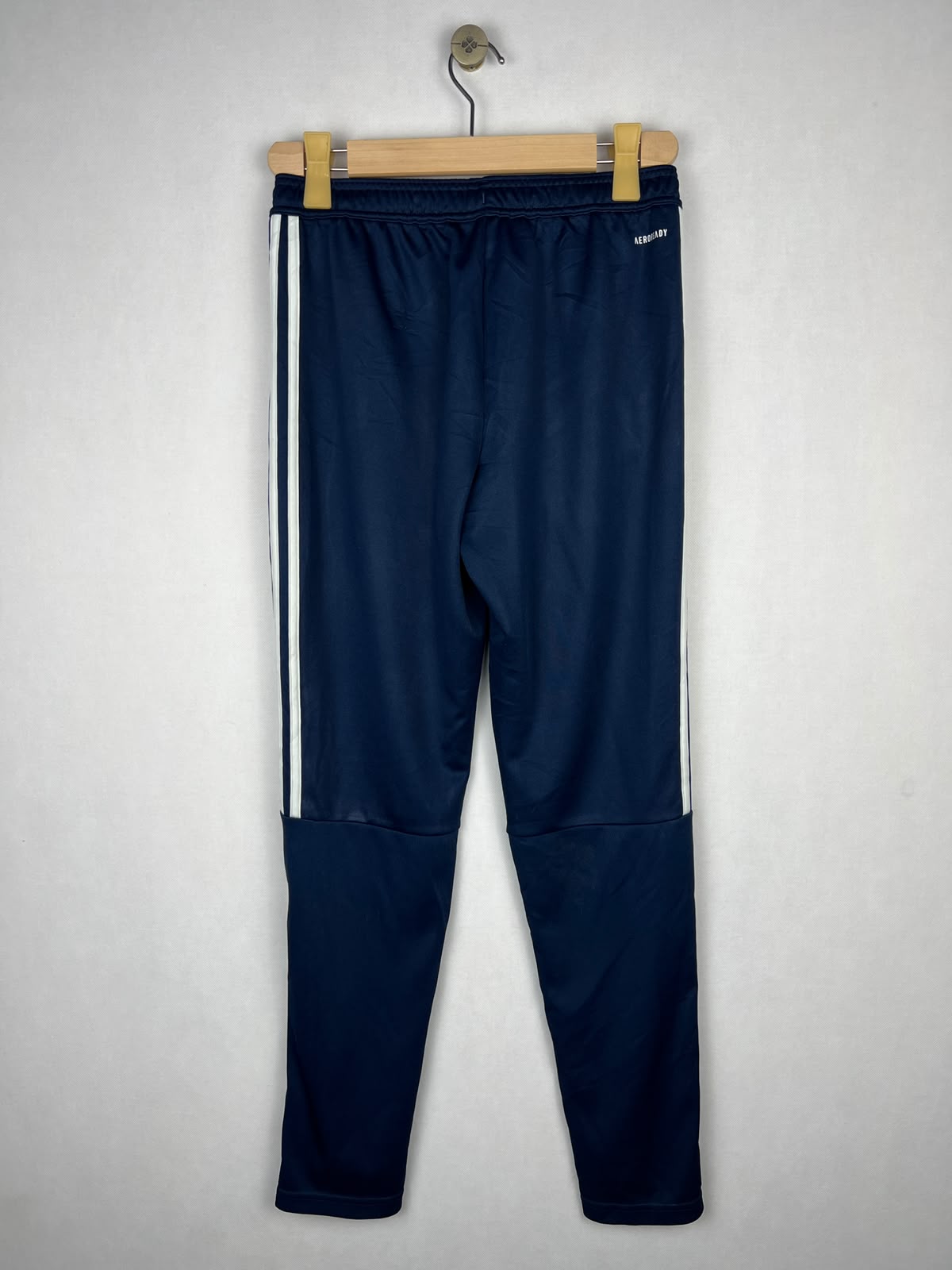Adidas Sereno Men's Navy Blue 3-Stripes Training Track Pants