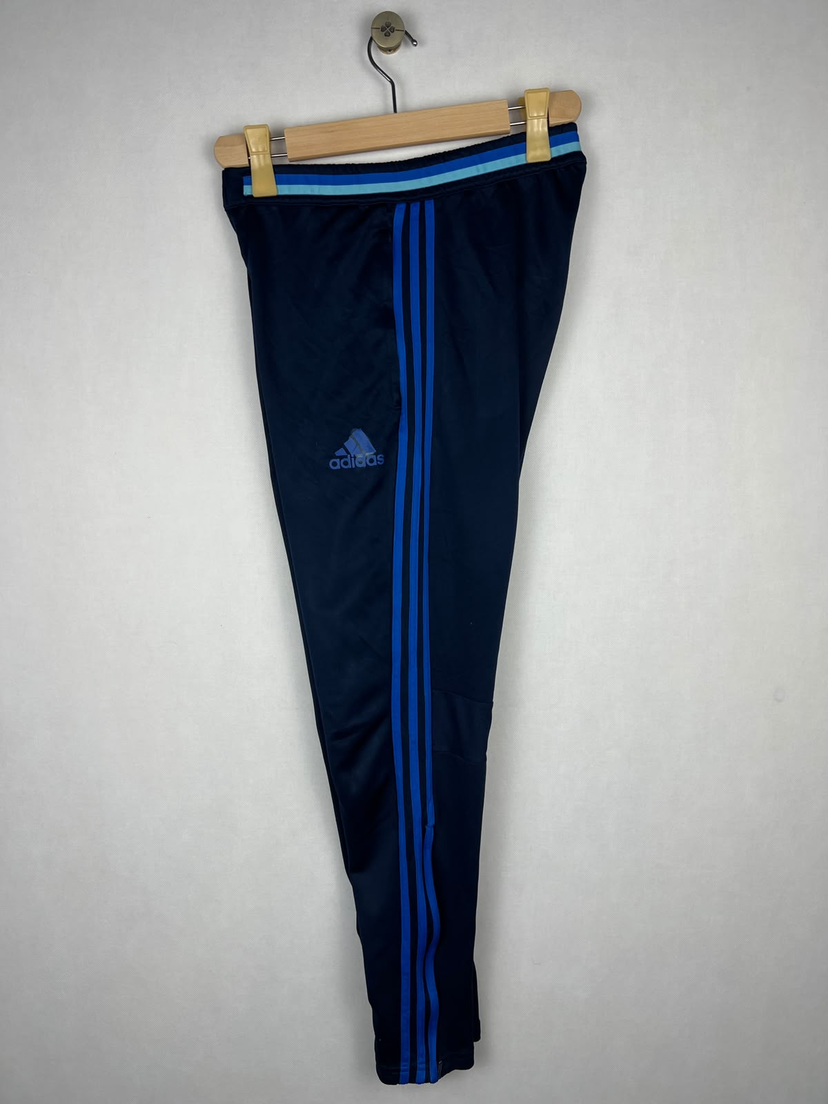 Adidas Condivo Men's Navy Blue 3-Stripes Training Track Pants