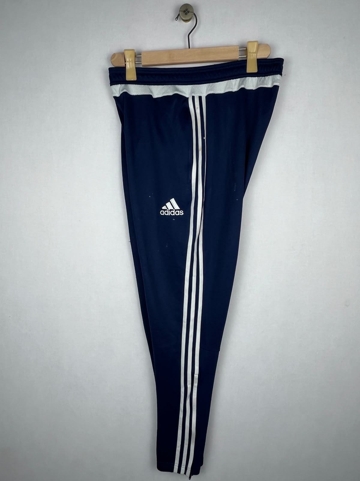 Adidas Tiro 15 Men's Navy Blue 3-Stripes Training Track Pants