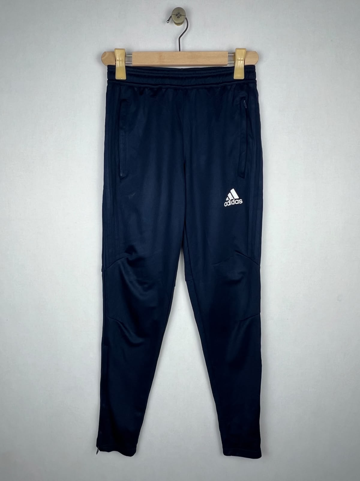 Adidas Men's Navy Blue Slim Training Track Pants