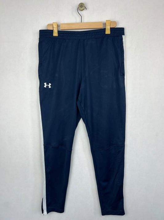 Under Armour Men's Navy Blue Fitted Training Track Pants