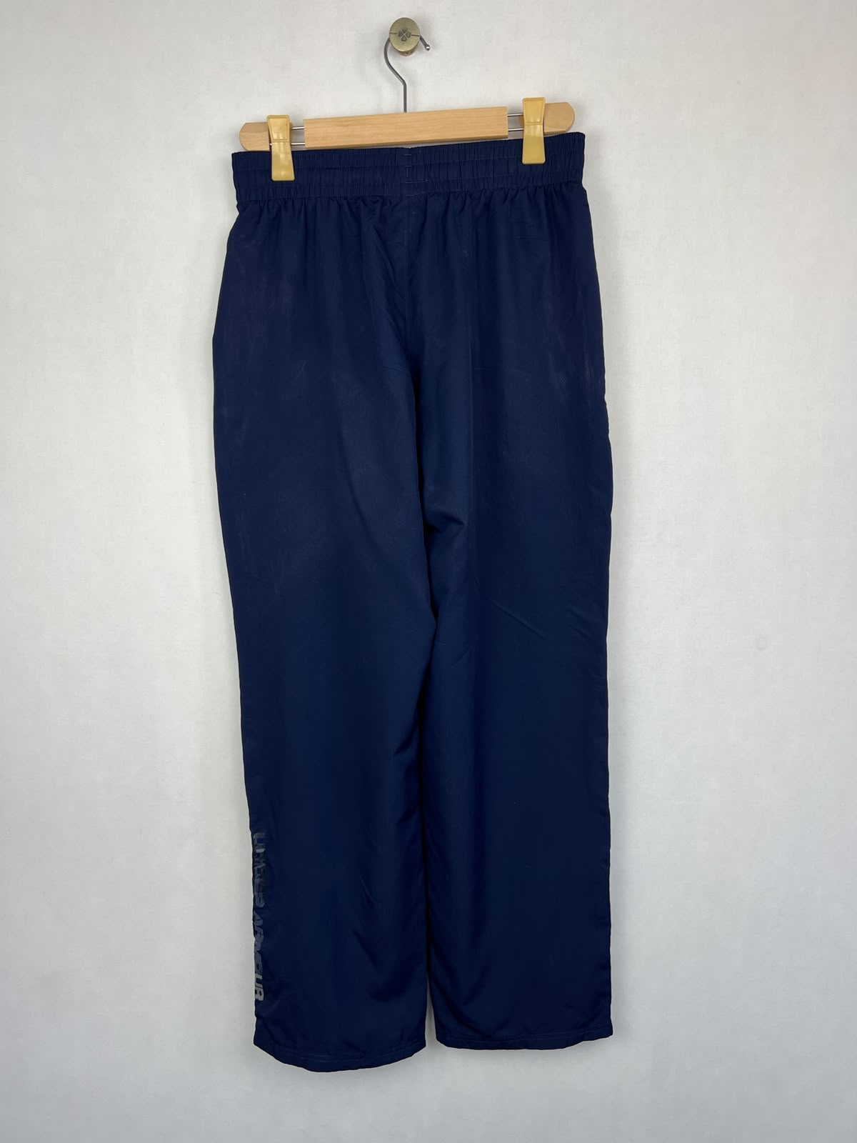 Under Armour Men's Navy Blue Loose Fit Woven Track Pants