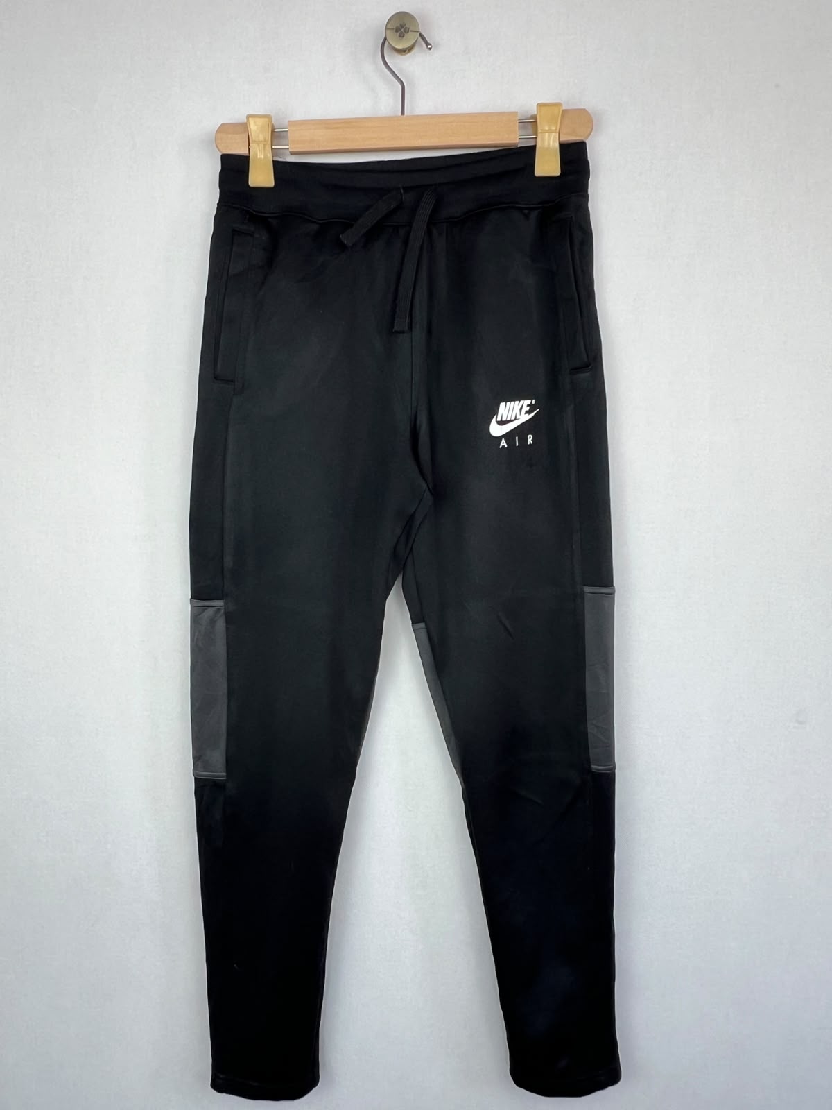 Nike Air Black Grey Panel Poly Track Pants