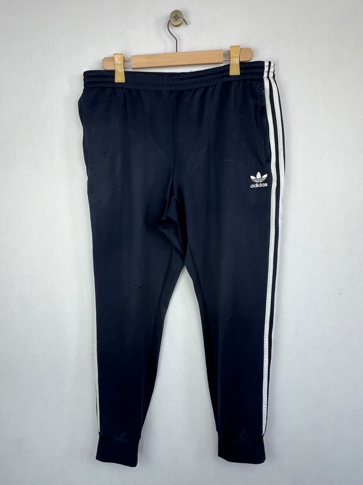Adidas Originals SST Men's Black White 3-Stripes Track Pants