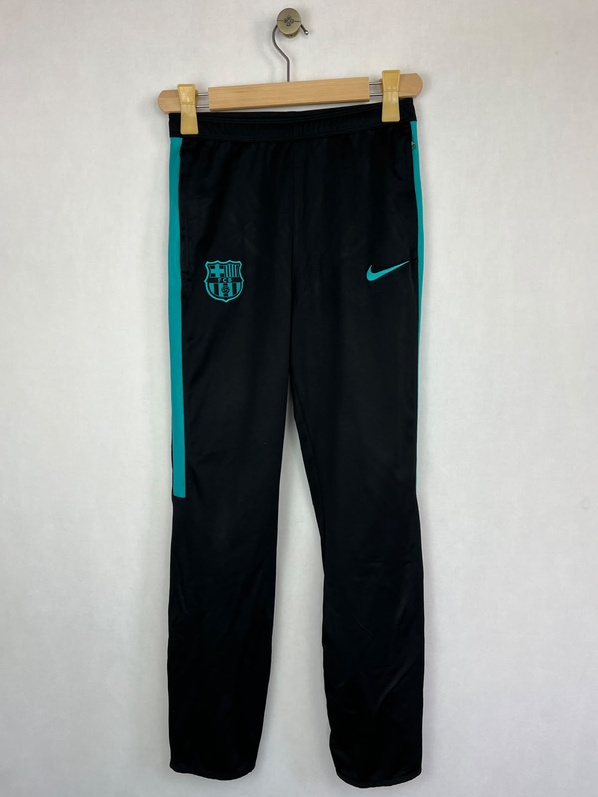Nike FC Barcelona Dri-FIT Black Teal Training Track Pants
