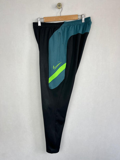 Nike Dri-FIT Academy Pro Men's Black Teal Volt Training Track Pants