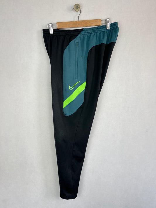 Nike Dri-FIT Academy Pro Men's Black Teal Volt Training Track Pants