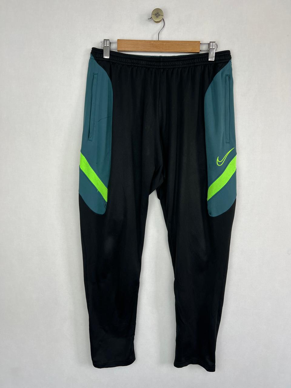 Nike Dri-FIT Academy Pro Men's Black Teal Volt Training Track Pants
