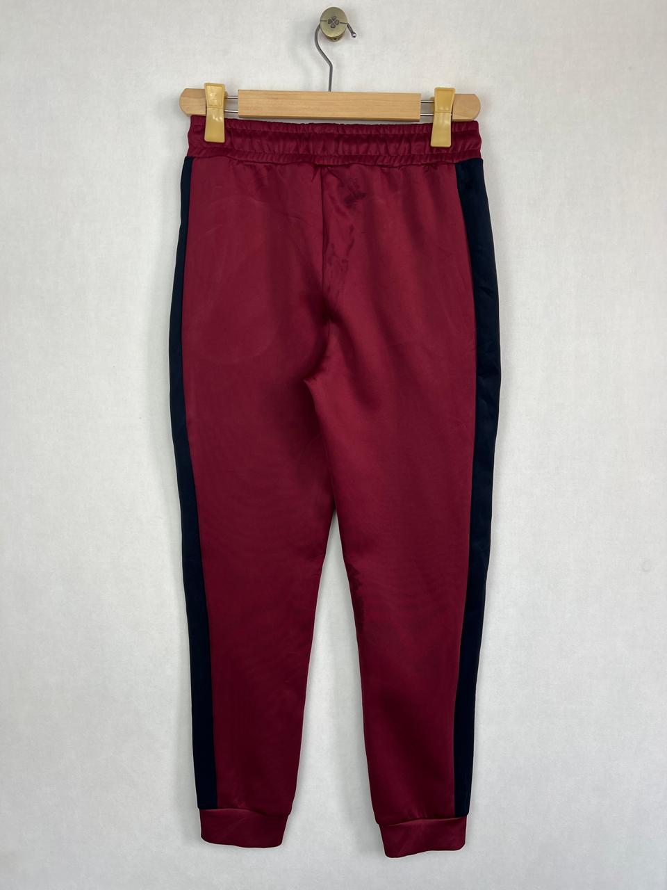 FC Barcelona Men's Maroon Navy Jogger Track Pants
