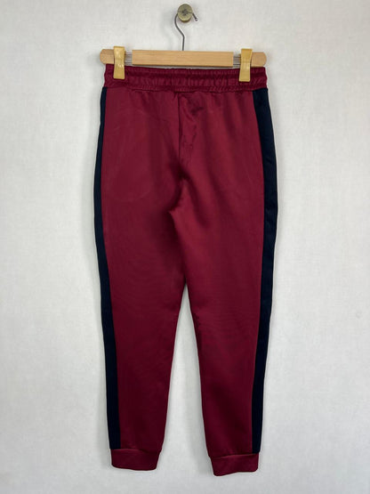 FC Barcelona Men's Maroon Navy Jogger Track Pants