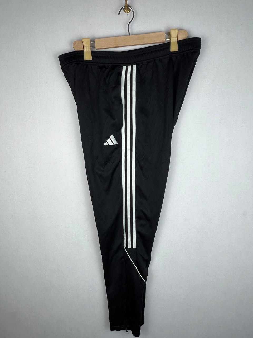 Adidas Tiro 23 Men's Black White 3-Stripes Training Track Pants