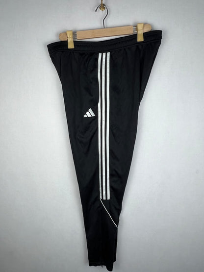 Adidas Tiro 23 Men's Black White 3-Stripes Training Track Pants