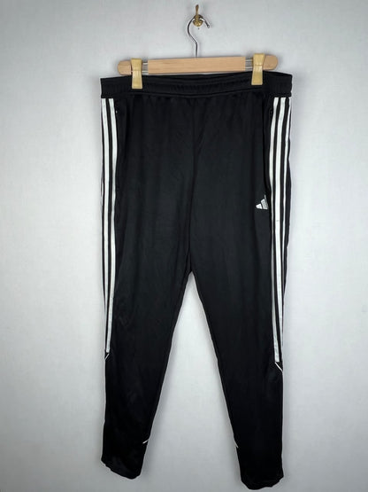 Adidas Tiro 23 Men's Black White 3-Stripes Training Track Pants