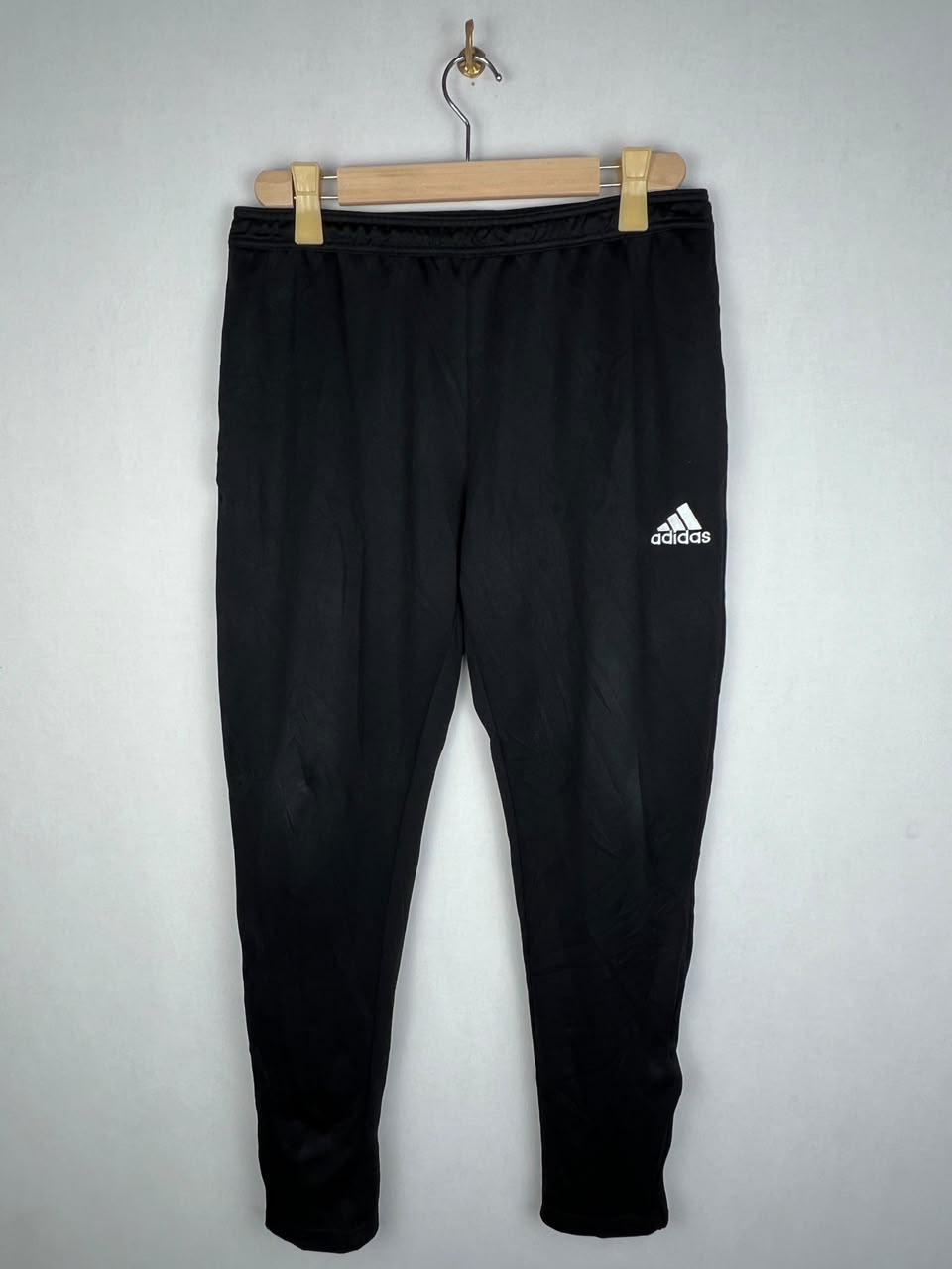 Adidas Core 18 Men's All Black Slim Training Track Pants