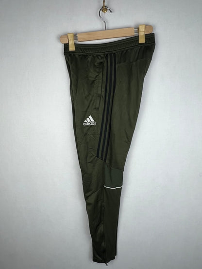 Adidas Tango Tiro 17 Men's Olive Green Black 3-Stripes Training Track Pants