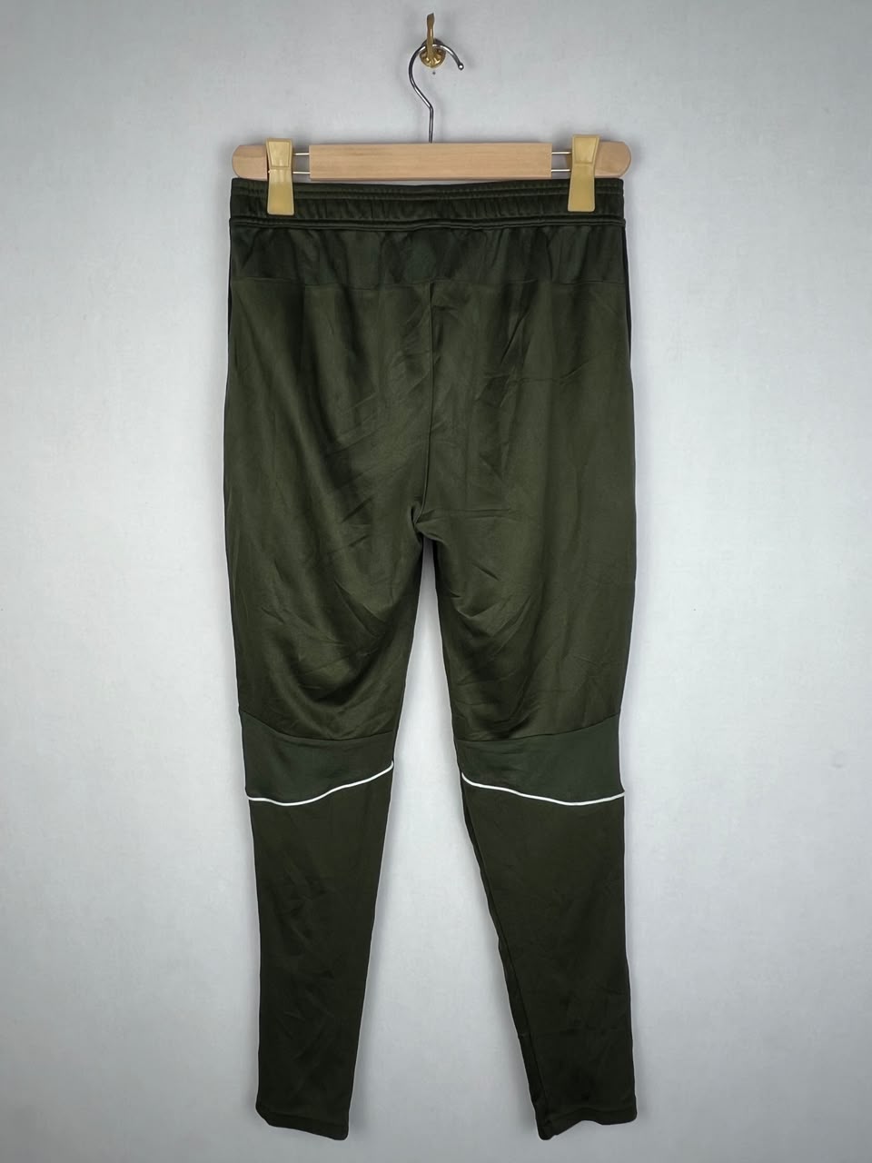 Adidas Tango Tiro 17 Men's Olive Green Black 3-Stripes Training Track Pants