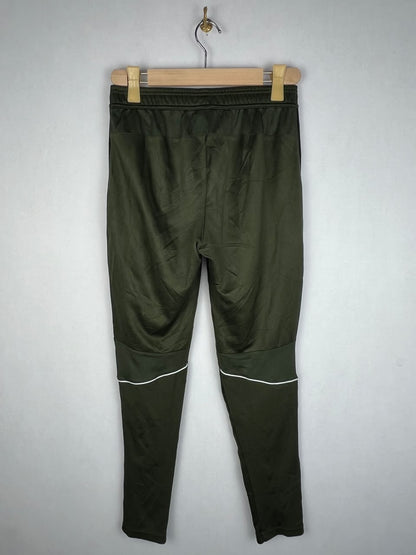Adidas Tango Tiro 17 Men's Olive Green Black 3-Stripes Training Track Pants