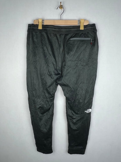 The North Face Men's Black Grid Fleece Logo Tape Jogger Pants