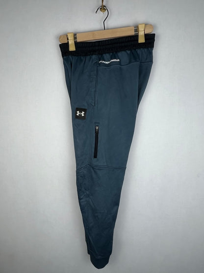 Under Armour Men's Petrol Blue Zip Pocket Fleece Jogger Pants