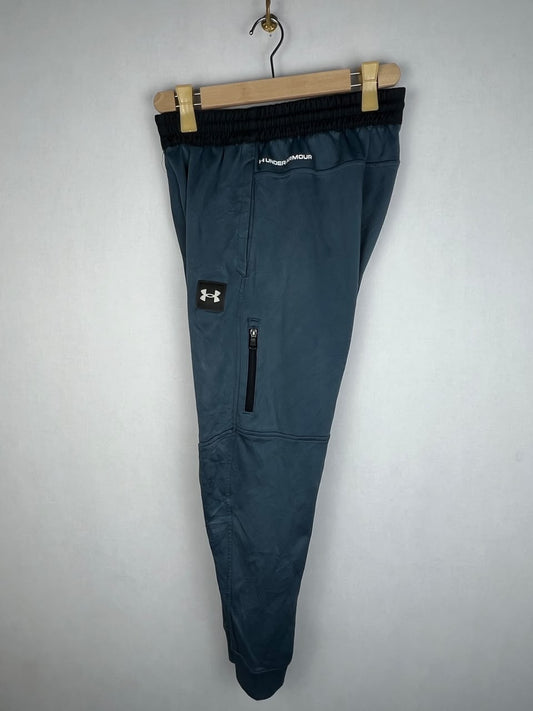 Under Armour Men's Petrol Blue Zip Pocket Fleece Jogger Pants