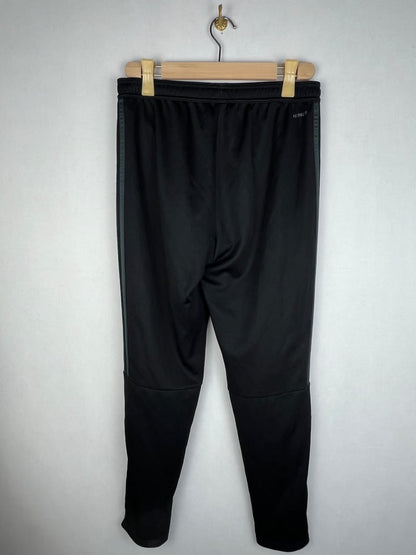 Adidas Sereno Primegreen Men's Black Grey 3-Stripes Training Track Pants