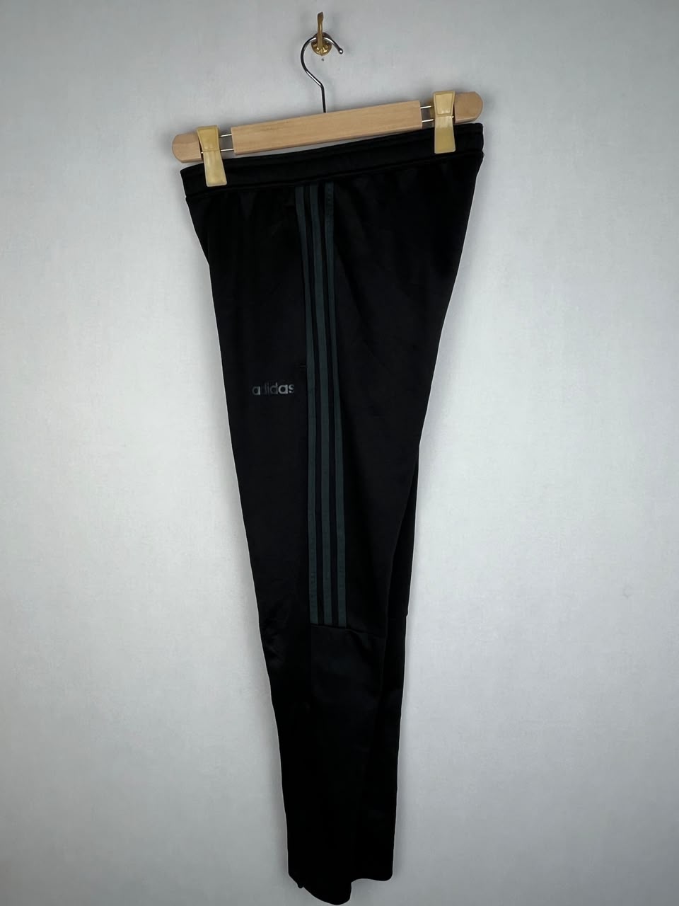 Adidas Sereno Men's Black Grey 3-Stripes Training Track Pants