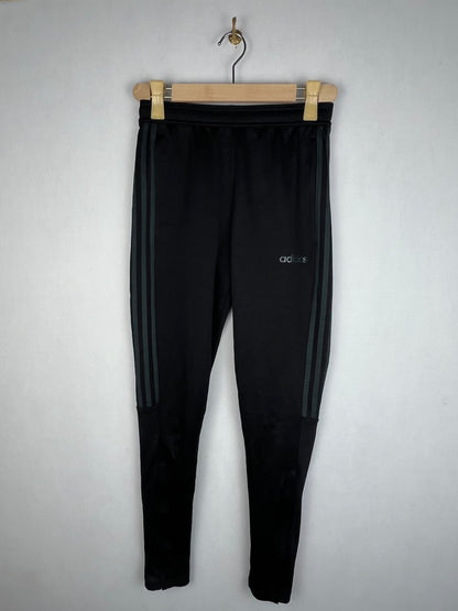 Adidas Sereno Men's Black Grey 3-Stripes Training Track Pants
