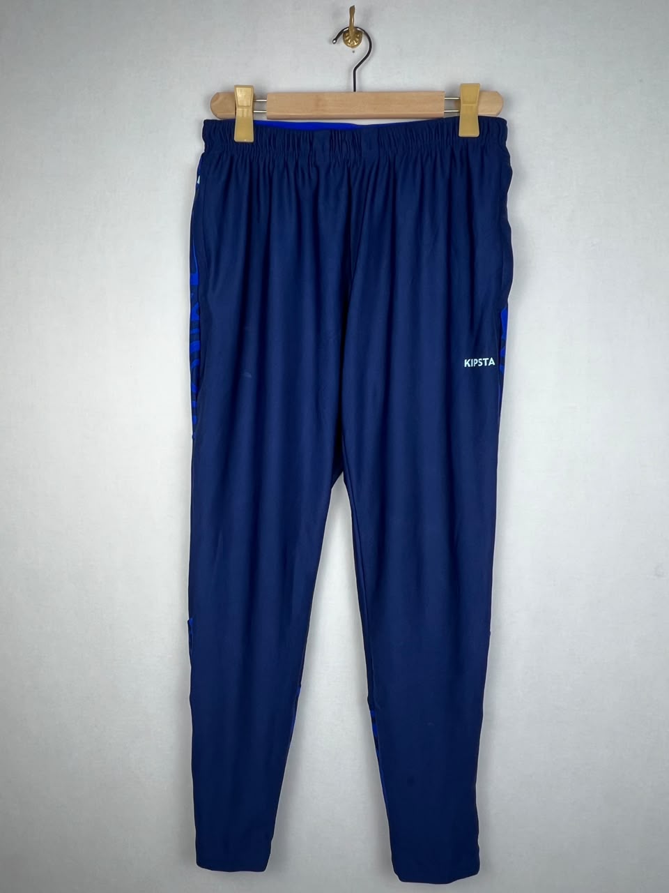 Kipsta Men's Navy Blue Royal Print Football Training Track Pants