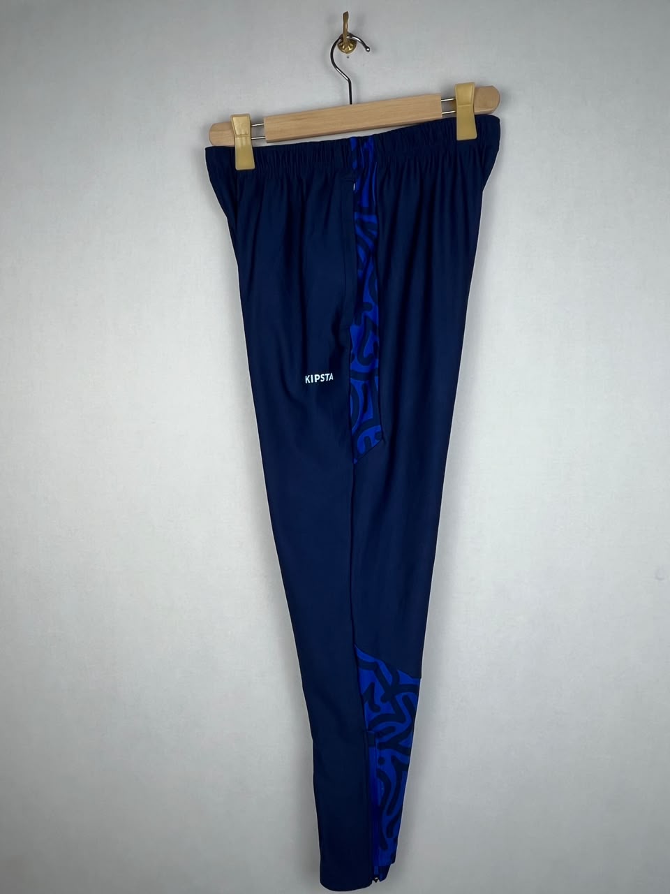 Kipsta Men's Navy Blue Royal Print Football Training Track Pants