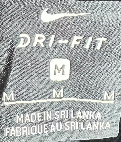 Nike Dri-FIT Men's Black White Swoosh Training Track Pants