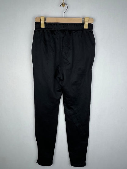 Nike Dri-FIT Men's Black White Swoosh Training Track Pants