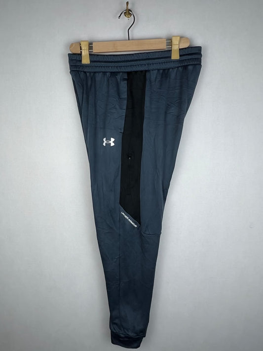 Under Armour Men's Slate Grey Black Panel Jogger Pants