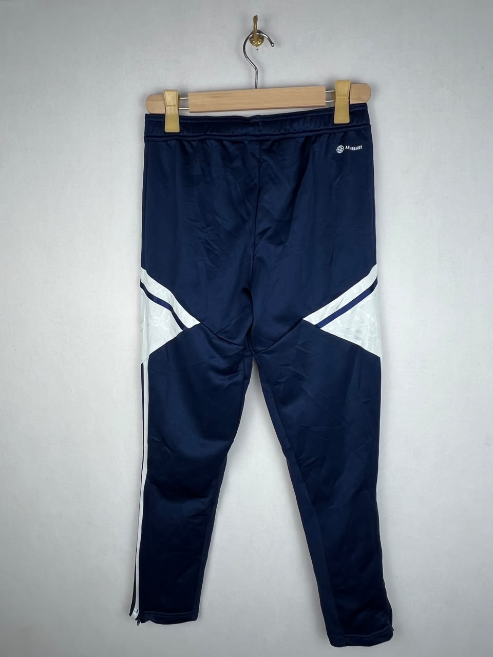 Adidas Condivo 22 Navy Blue White 3-Stripes Training Track Pants