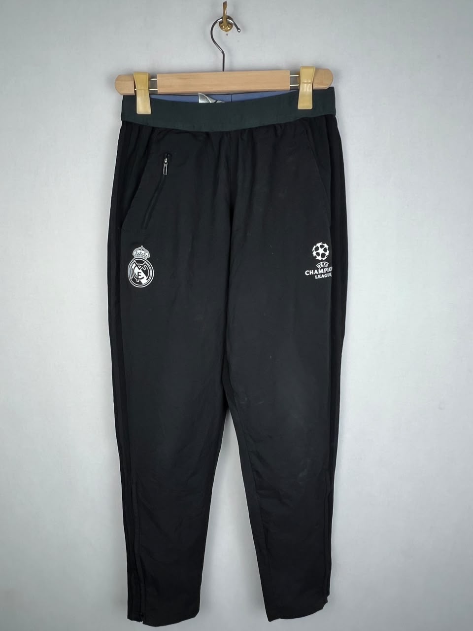 Adidas Real Madrid Champions League Men's Black Woven Training Track Pants