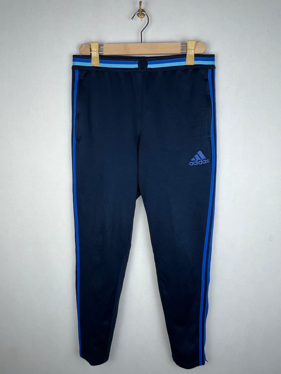 Adidas Condivo 16 Men's Navy Royal Blue 3-Stripes Training Track Pants