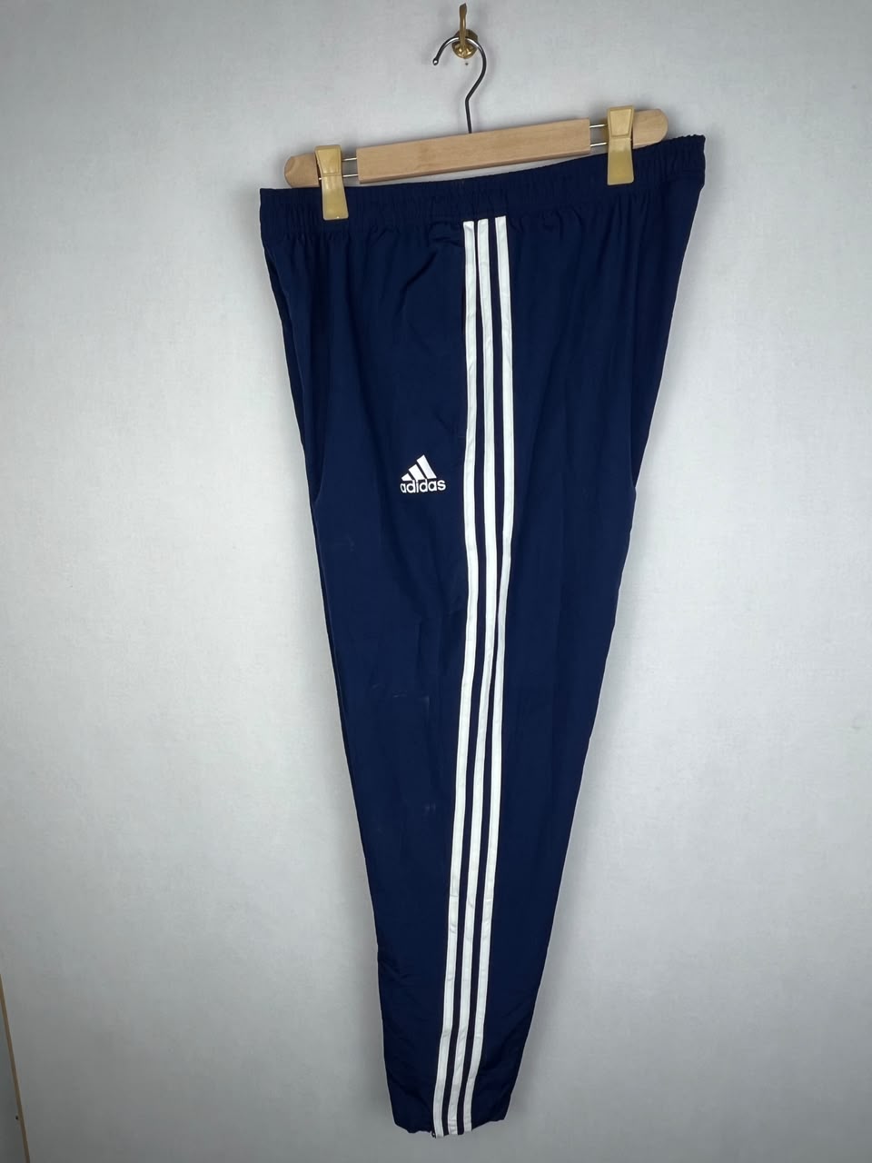 Adidas Tiro 19 Men's Navy Blue White 3-Stripes Woven Track Pants