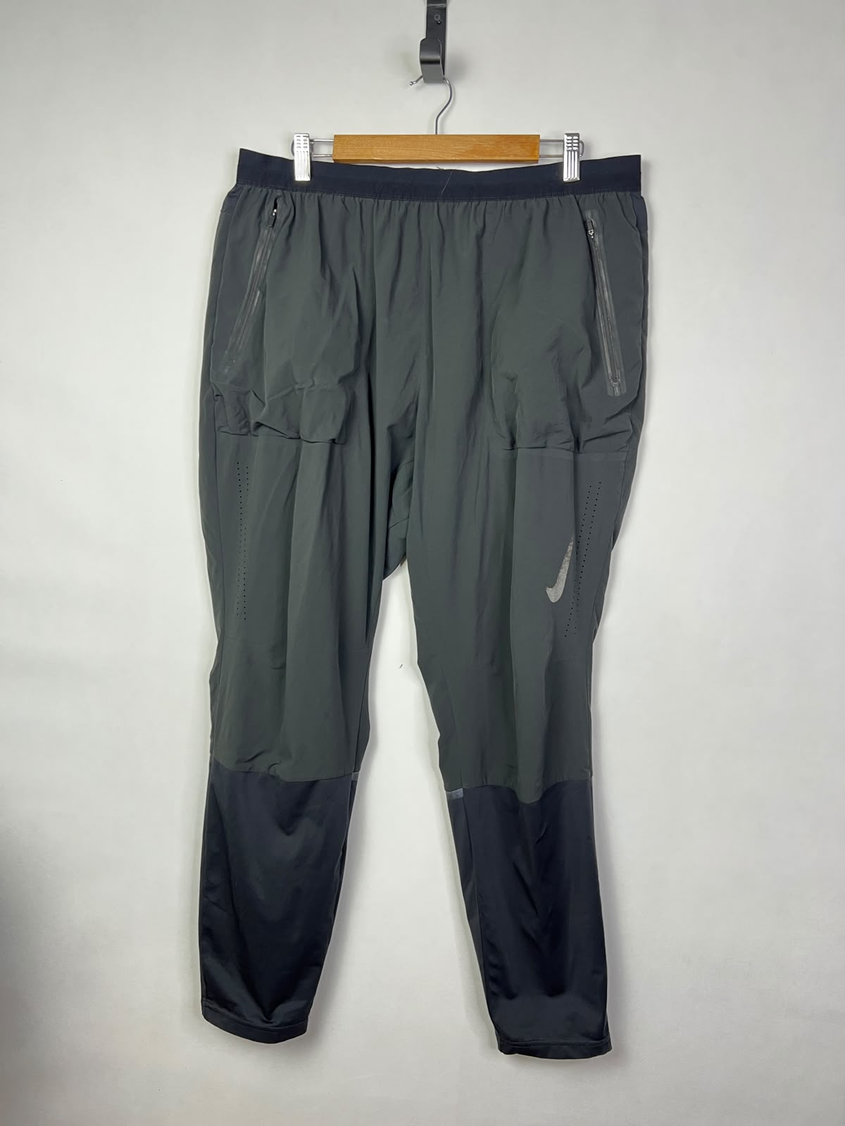 Black High-Waist Jogger Pants