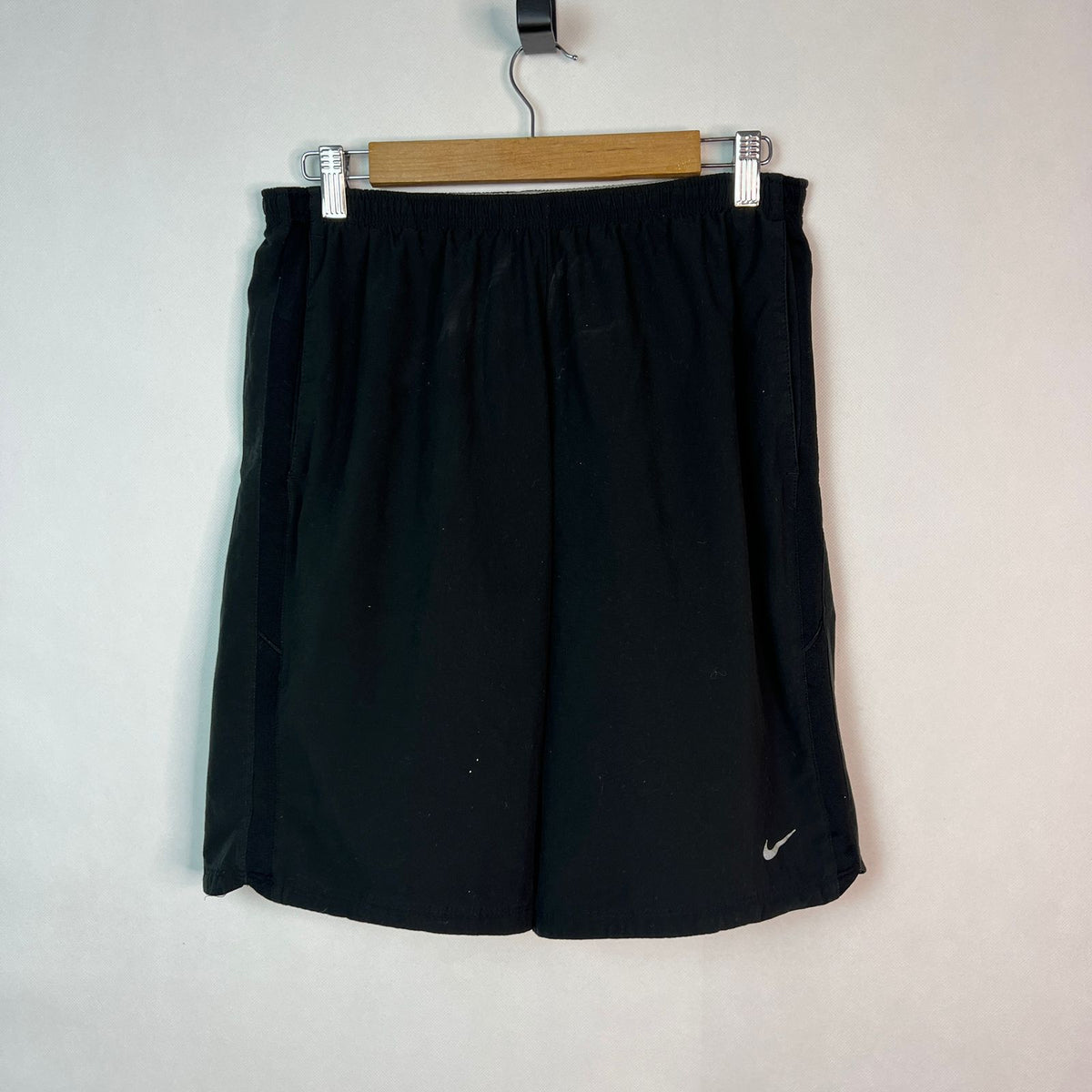 Nike Navy Blue Racing Stripe Shorts