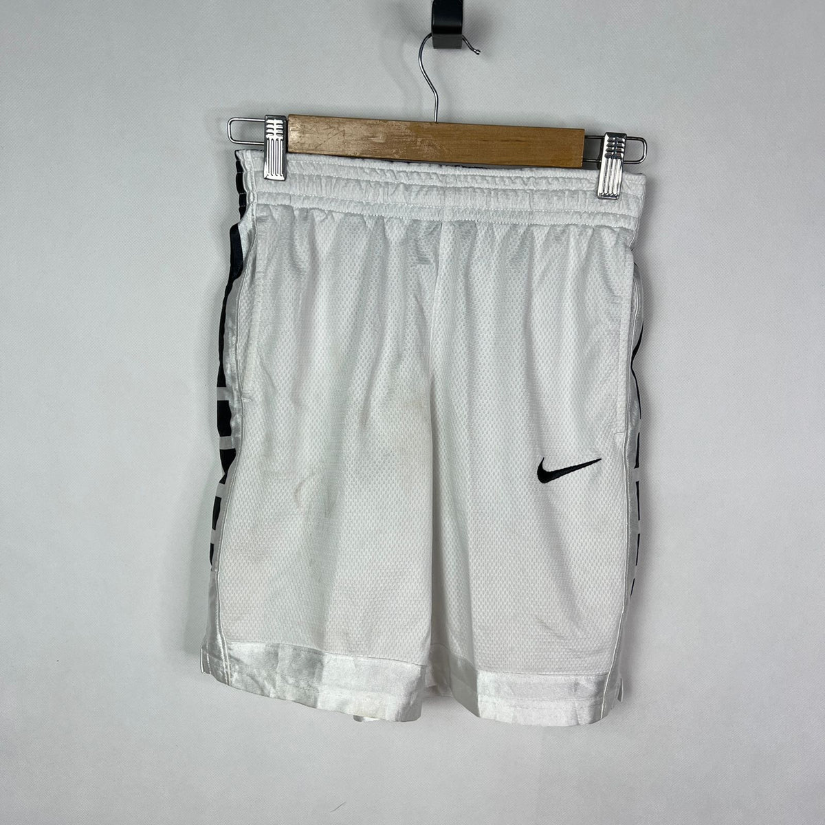 Nike White Basketball Shorts