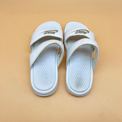 Nike Benassi Duo Ultra Slides - White